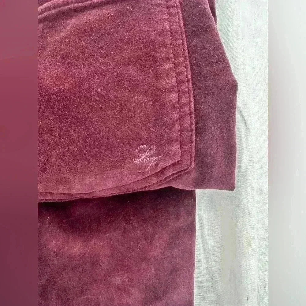 Lovers + Friends Maroon Velvet Skinny Jeans Size 27 NWT - Picture 7 of 7
